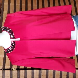 Tahari silk tank & jacket